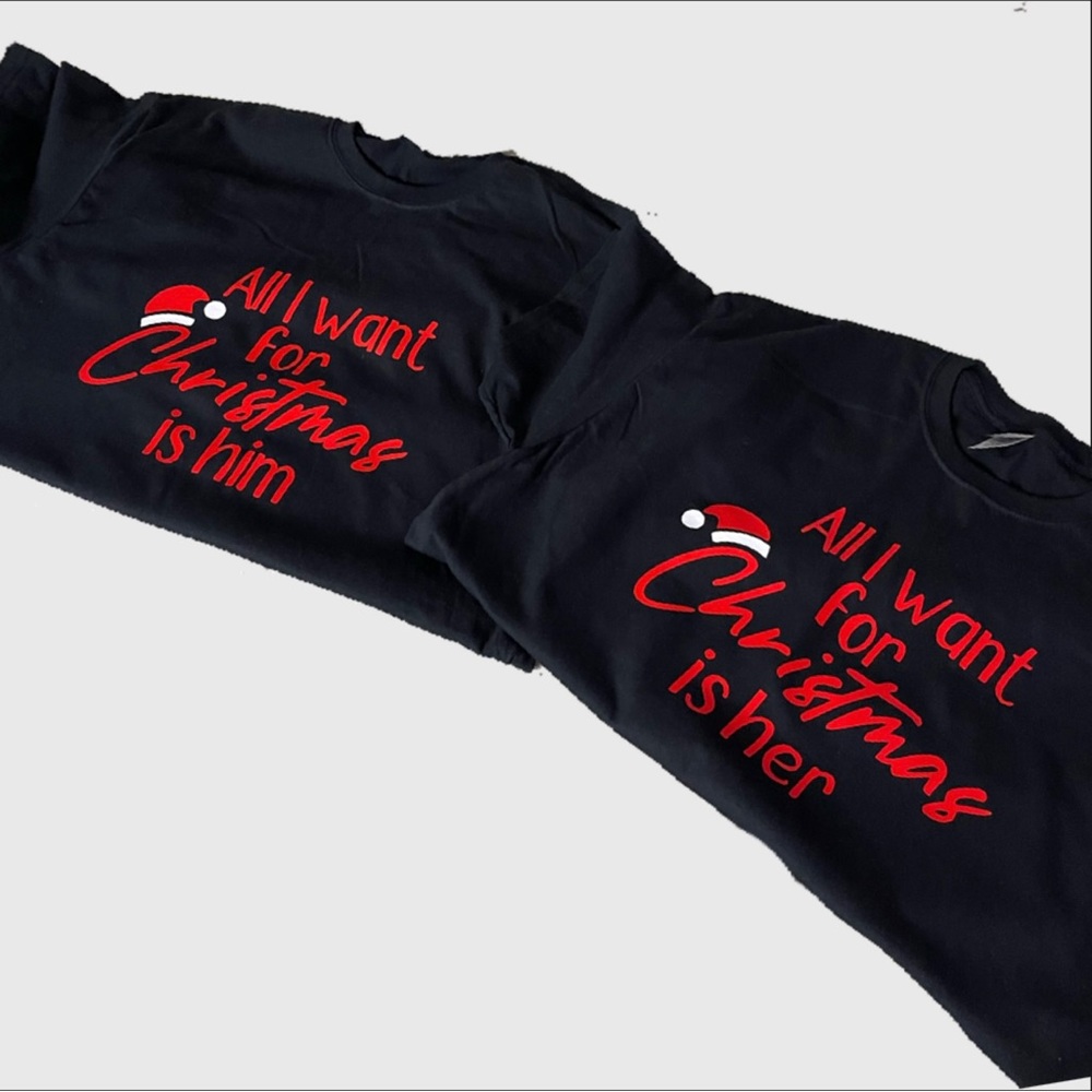 Christmas Couples Tees Set